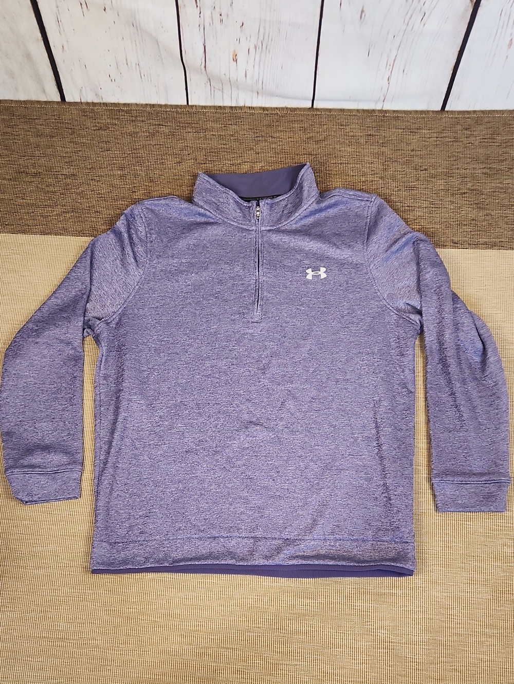 Under Armour Quarter Zip Sweater Lavender XL